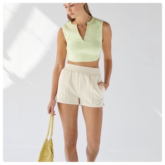 Urban outfitters Bdg willow henly tank top lime white NWT - Picture 2 of 9